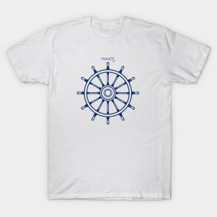 Boat rudder for yacht T-Shirt